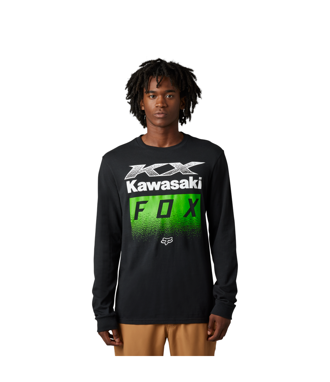 Camiseta Fox Fox X Kawi Ls Prem  [Blk]