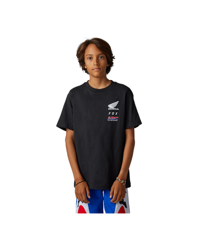 Camiseta Fox Youth Fox X Honda Ss  [Blk]